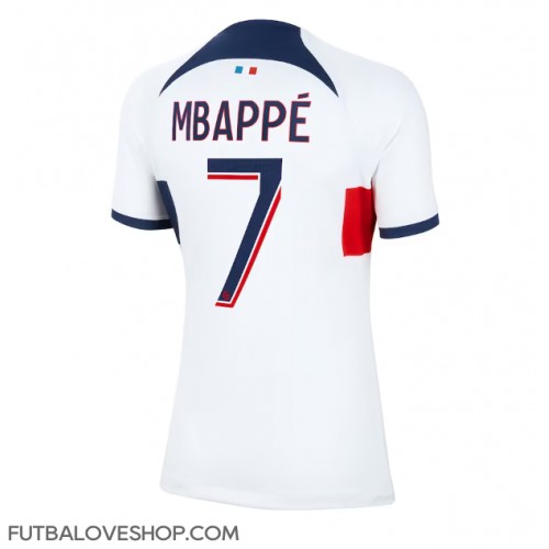 Dres Paris Saint-Germain Kylian Mbappe #7 Preč pre Ženy 2023-24 Krátky Rukáv